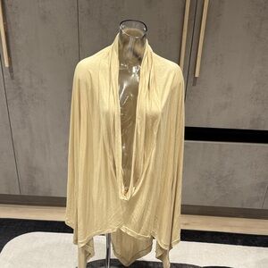Nicholas K Gold Drape Cardigan